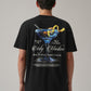 Noir Black Back Print Oversized T-shirt