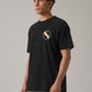Noir Black Back Print Oversized T-shirt