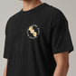 Noir Black Back Print Oversized T-shirt