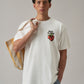 White Back Print Oversized T-shirt