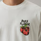 White Back Print Oversized T-shirt