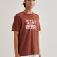 Terracotta Printed Oversized T-shirts