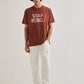 Terracotta Printed Oversized T-shirts