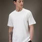 White Plain Basic Oversized T-shirt