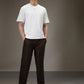 White Plain Basic Oversized T-shirt