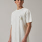 White Back Printed Oversized T-Shirt