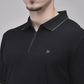 Woods Black Polo Oversized T-Shirt