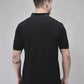 Woods Black Polo Oversized T-Shirt