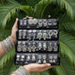 16 PC OXIDISED JHUMKA SET + FULL BLACK BOX