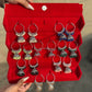 Red jhumki box WITHOUT jhumki