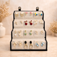 Set of 12 Korean Earrings with Black Jewellery Box