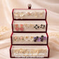 Set of 12 Korean Earrings with Black Jewellery Box