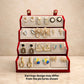 Set of 12 Korean Earrings with Black Jewellery Box