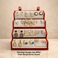 Set of 12 Korean Earrings with Black Jewellery Box