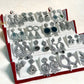 16 Pairs Fashionable Jhumka Earrings Combo Set for Women