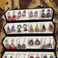 16 Pairs Rangrez Jhumka Box (Multi colours)