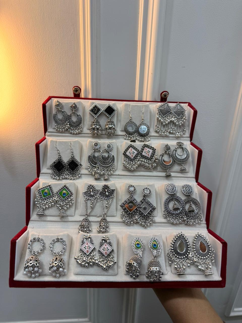 Viral 16 pair Jhumka with Box 🎁
