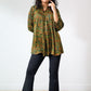 Peach Handblock Cotton Shirt Kurti (Buy 1 Get 1 Free)