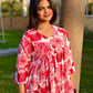 Bloom in Style – Pink Floral Gathered Top (Buy 1 Get 1 Free)