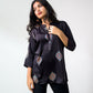 Black Pihu Blooms Modal Short top Pants (Buy 1 Get 1 Free)