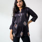Black Pihu Blooms Modal Short top Pants (Buy 1 Get 1 Free)