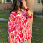Bloom in Style – Pink Floral Gathered Top (Buy 1 Get 1 Free)