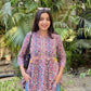 Purple Printed Boho Tunic Top (Buy 1 Get 1 Free)