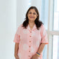 Peach Handblock Cotton Shirt Kurti (Buy 1 Get 1 Free)