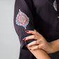 Black Pihu Blooms Modal Short top Pants (Buy 1 Get 1 Free)