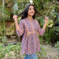 Purple Printed Boho Tunic Top (Buy 1 Get 1 Free)