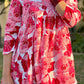 Bloom in Style – Pink Floral Gathered Top (Buy 1 Get 1 Free)