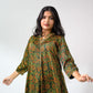 Peach Handblock Cotton Shirt Kurti (Buy 1 Get 1 Free)
