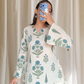 Meera White leaf Kurti (Buy 1 Get 1 Free)