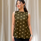 Phulwari Olive Kurti (Buy 1 Get 1 Free)