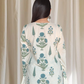 Meera White leaf Kurti (Buy 1 Get 1 Free)