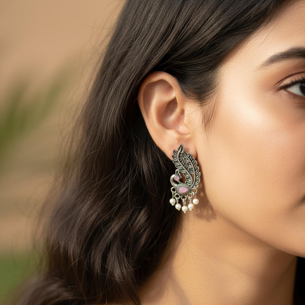 Set of 12 Random Earrings with Folding Jhumka Box